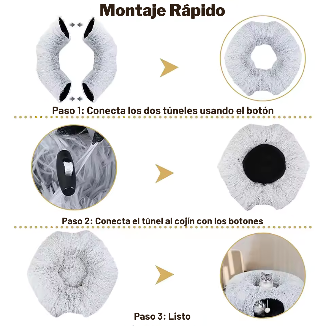 Túnel Para Gatos Árbol Navidad